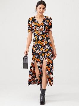 V by Very V By Very Floral Casual Midaxi Dress - Print Picture
