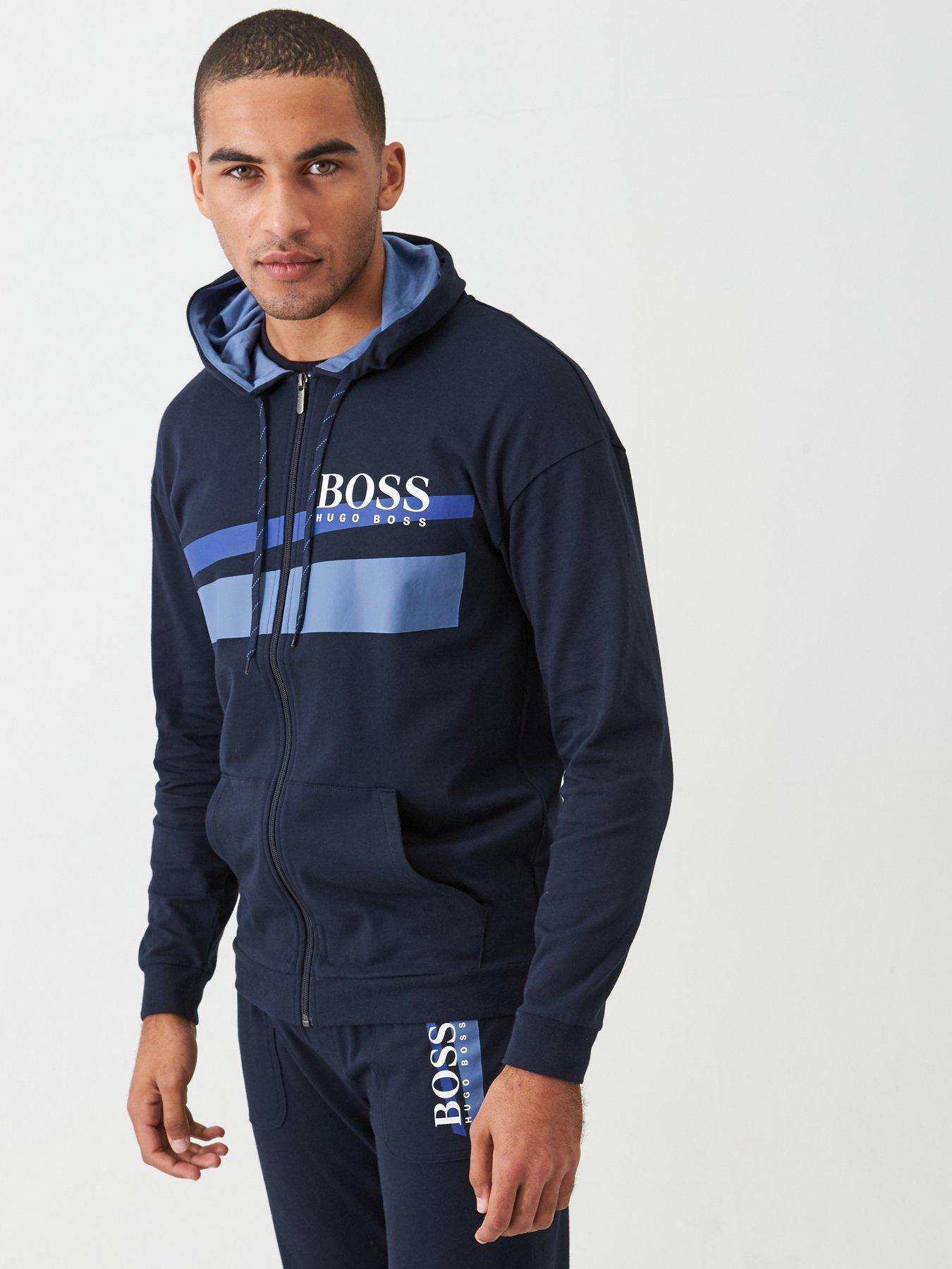 boss bodywear over the head logo sweatshirt