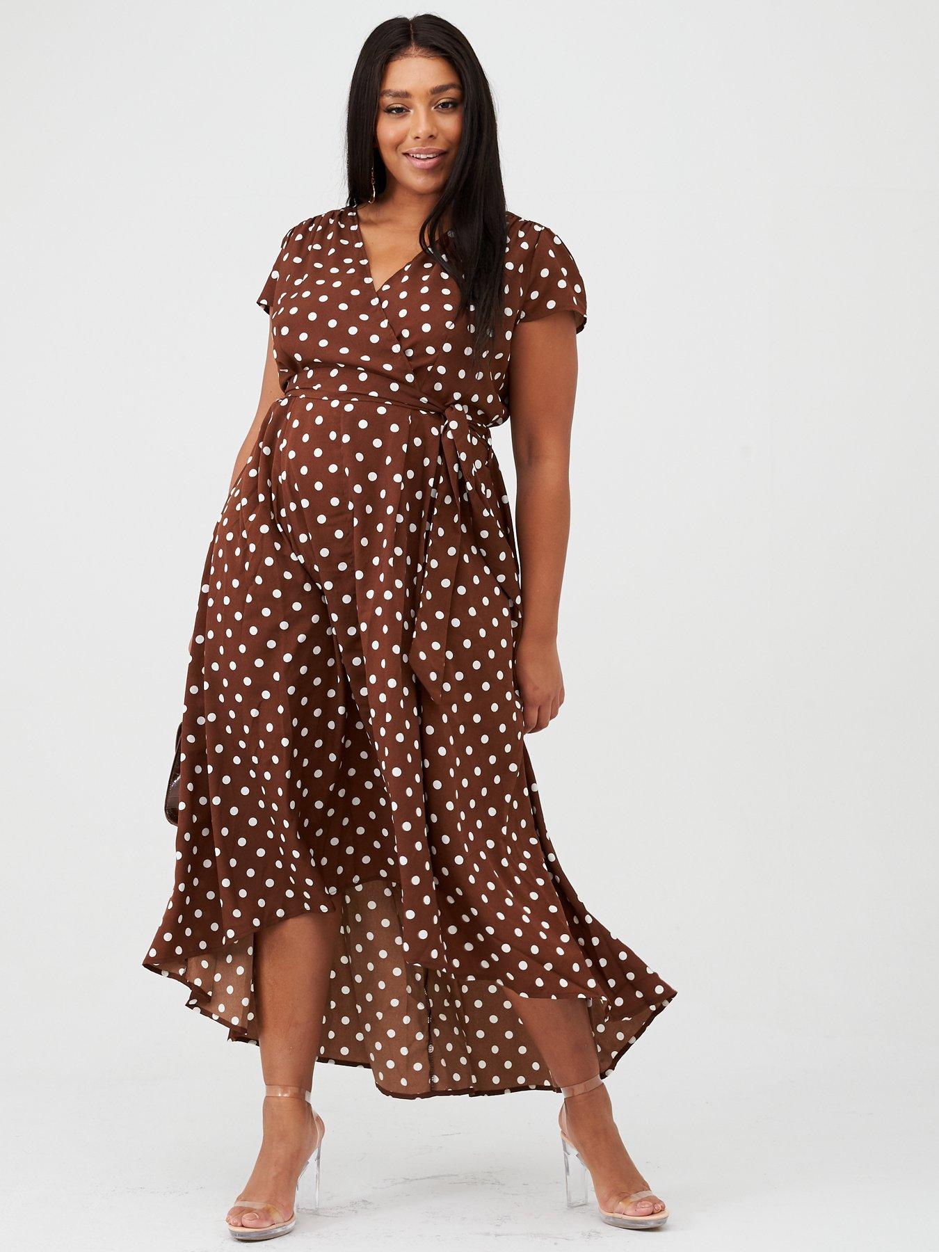 ax paris curve dip hem dress
