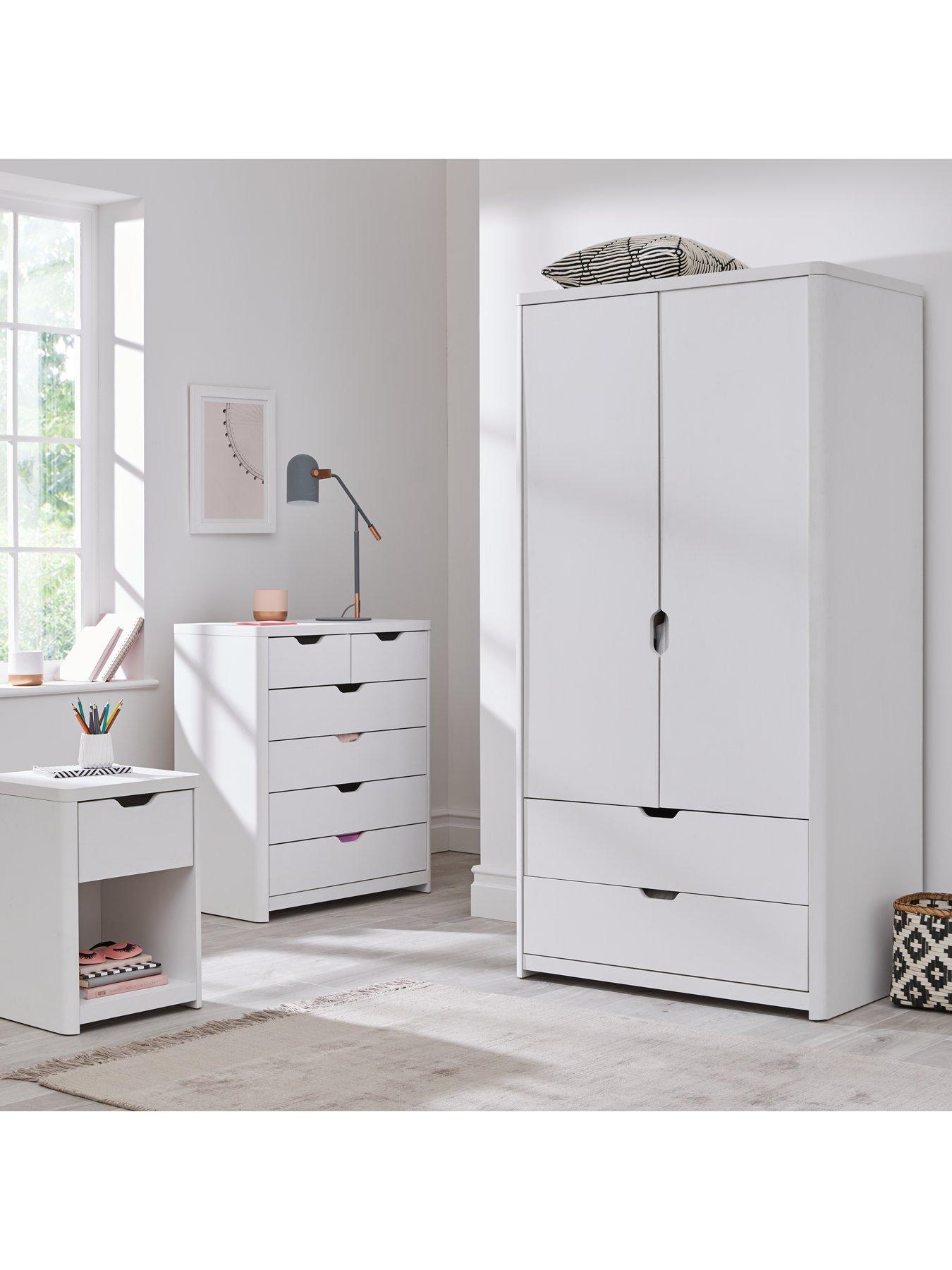 Image 6 of 6 of The Very Collection Aspen Slim 4 Drawer Chest - White Oak Effect