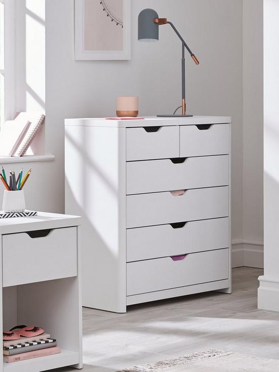 front image of very-home-aspen-4-2-drawer-chest-white-oak-effect