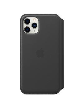 Apple Apple Iphone 11 Pro Leather Folio - Black Picture