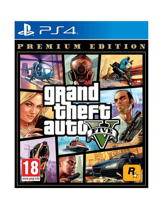 front image of playstation-4-grand-theft-auto-v-premium-edition