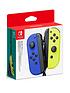  image of nintendo-switch-joy-con-controllernbsptwin-pack-wirelessnbsprechargeablenbsp--blue-neon-yellow