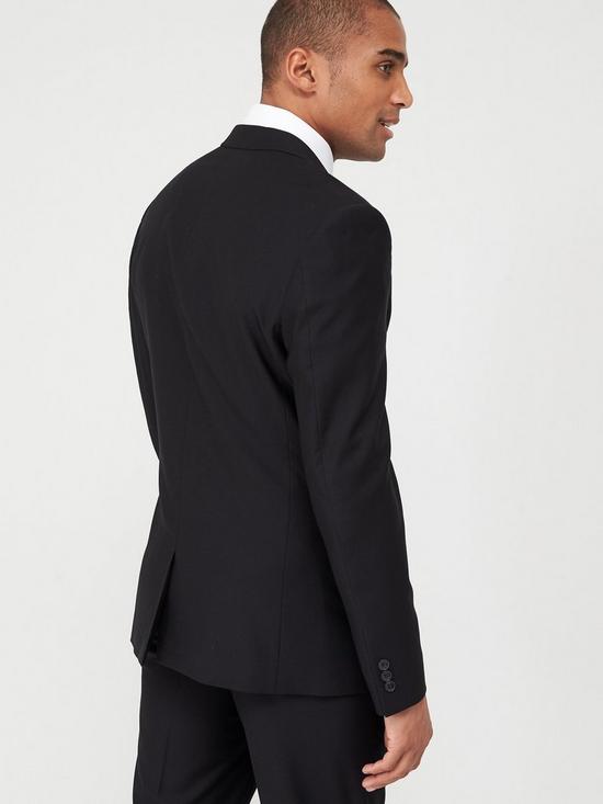 stillFront image of very-man-stretch-slimnbspsuit-jacket-black