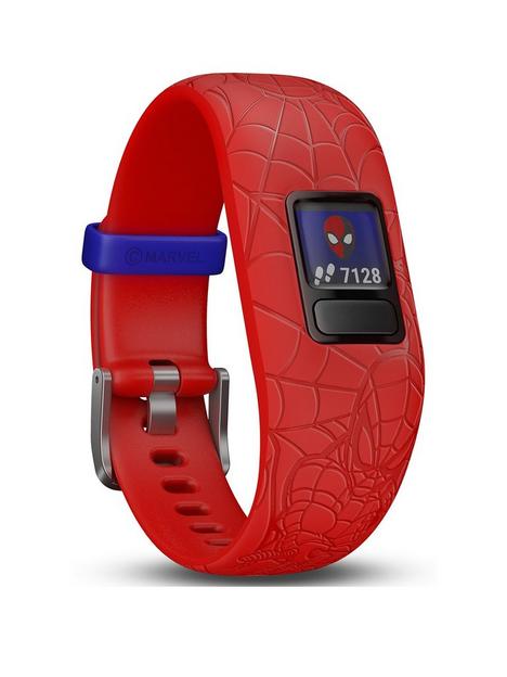 garmin-vivofit-jr-2-marvel-spider-man-fitness-activity-tracker-for-kids-adjustable-band-red