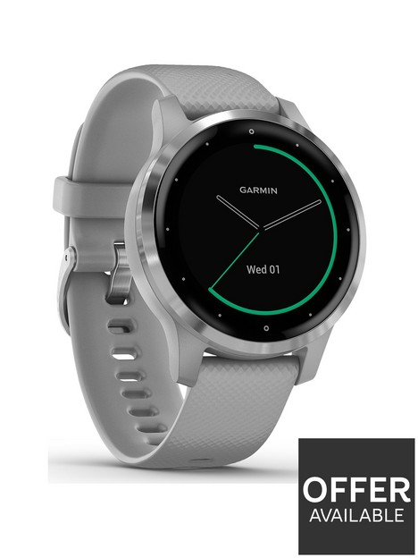garmin-vivoactive-4s-smaller-sized-gps-smartwatch-features-music-body-energy-monitoring-animated-workouts-pulsenbspox-sensors-and-more-powder-graysilver