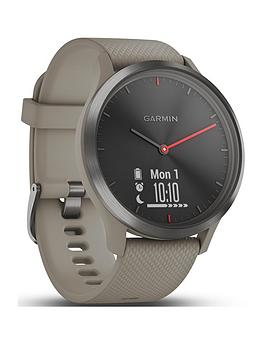 Garmin Garmin Vivomove Hr Hybrid Smart Watch &Ndash; Black With Sandstone  ... Picture