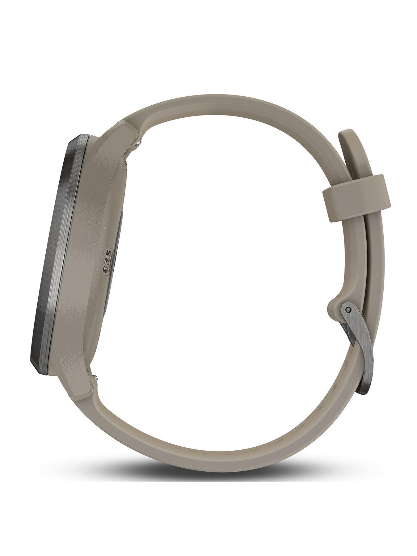 garmin vivomove hr sandstone hybrid smartwatch