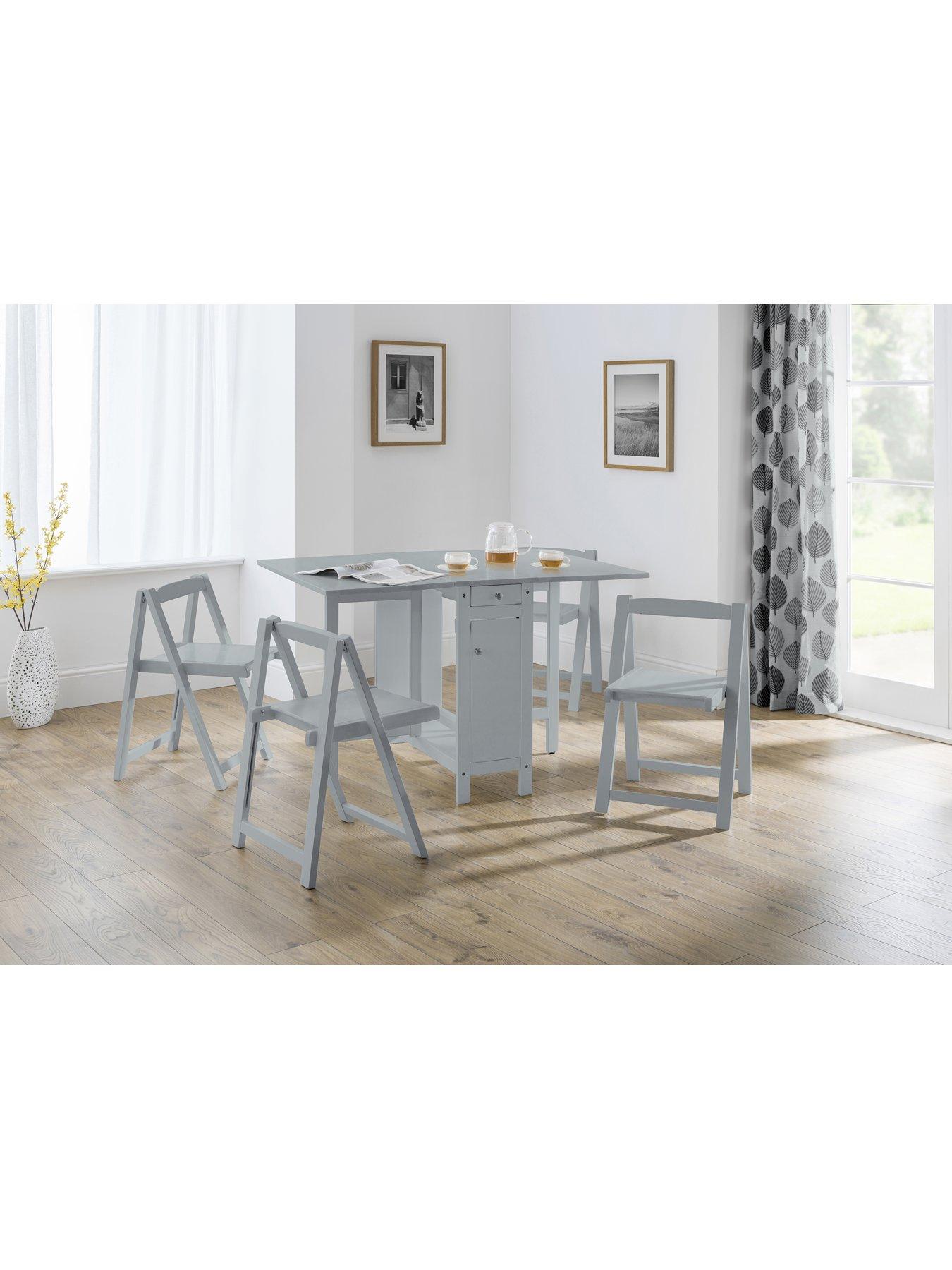 julian-bowen-savoy-120-cm-space-saver-dining-table-4-chairs-grey