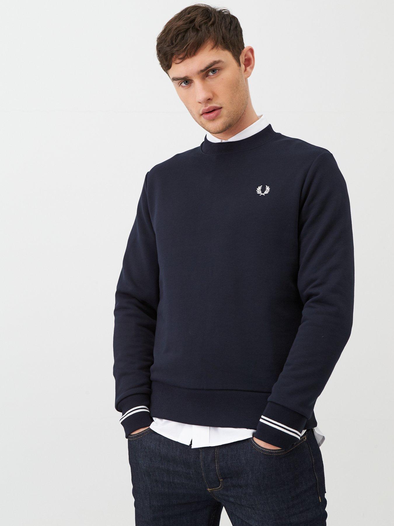 fred perry sweatshirt navy