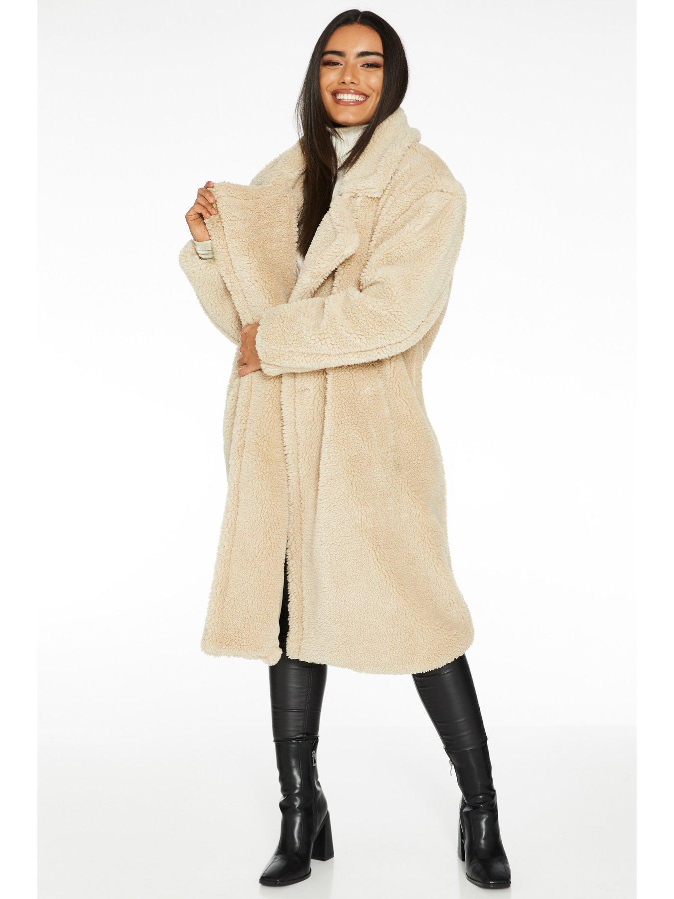 quiz cream jacket
