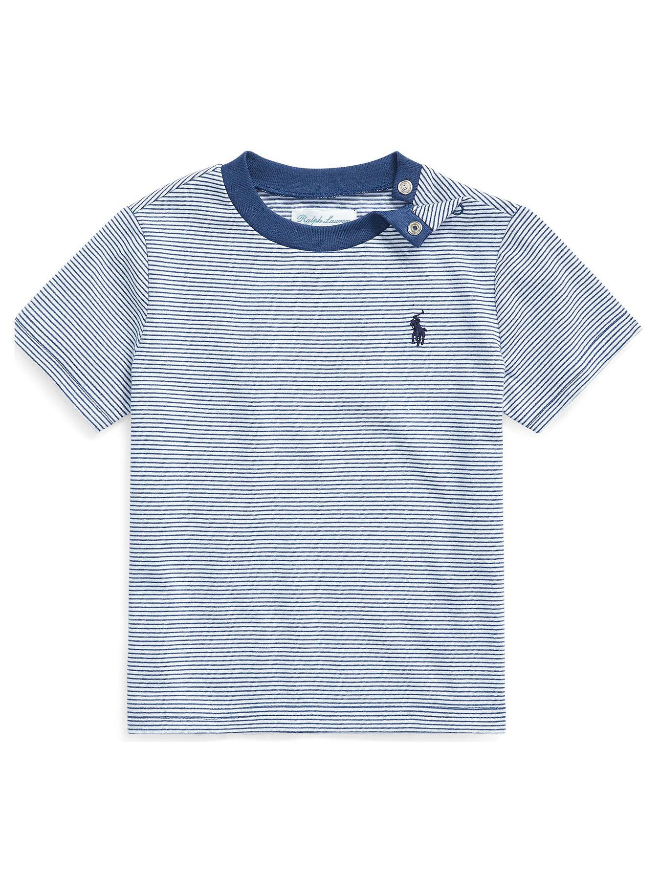 baby boy white ralph lauren t shirt