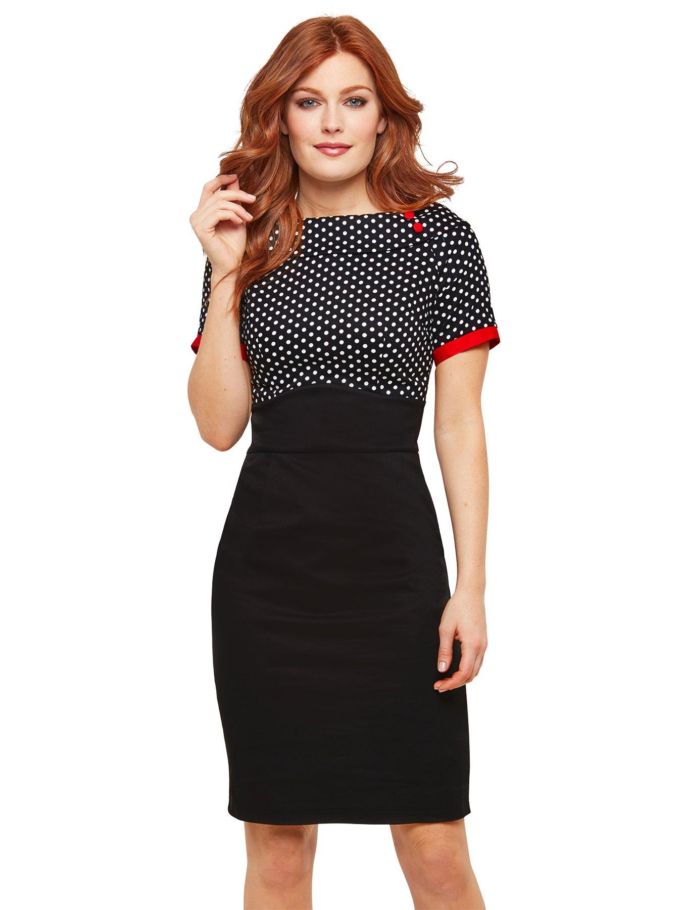 littlewoods polka dot dress