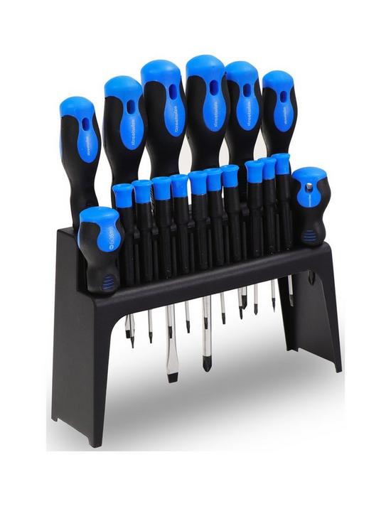 front image of streetwize-accessories-18-pce-cv-screwdriver-set-with-stand
