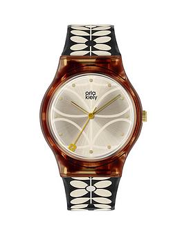 Orla Kiely Orla Kiely Orla Kiely Bobby Champagne And Tortoise Shell Dial  ... Picture