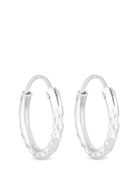 simply-silver-sterling-silver-925-mini-diamond-cut-hoop-earrings-ss19