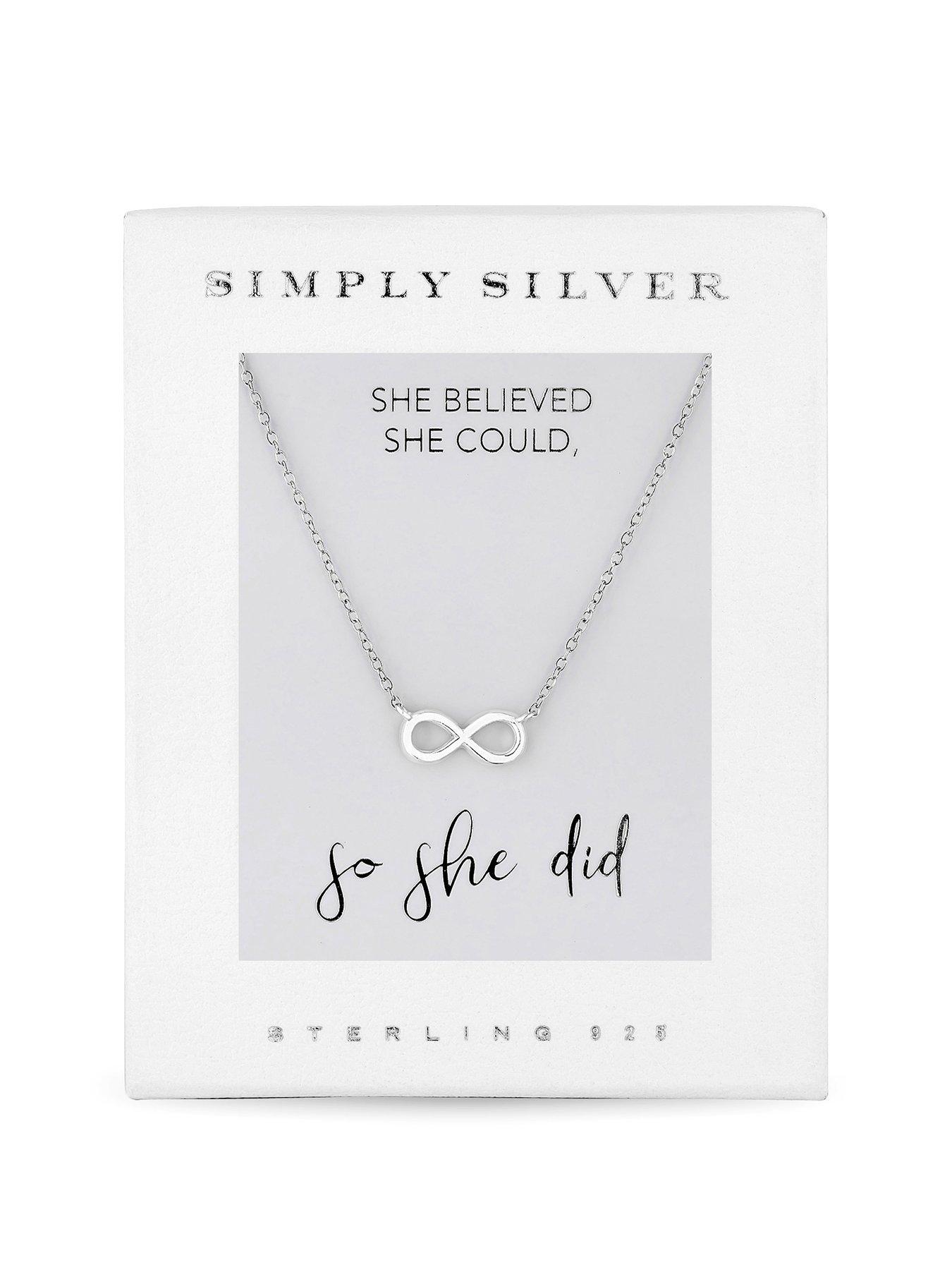 simply-silver-gift-boxed-sterling-silver-925-infinity-necklace