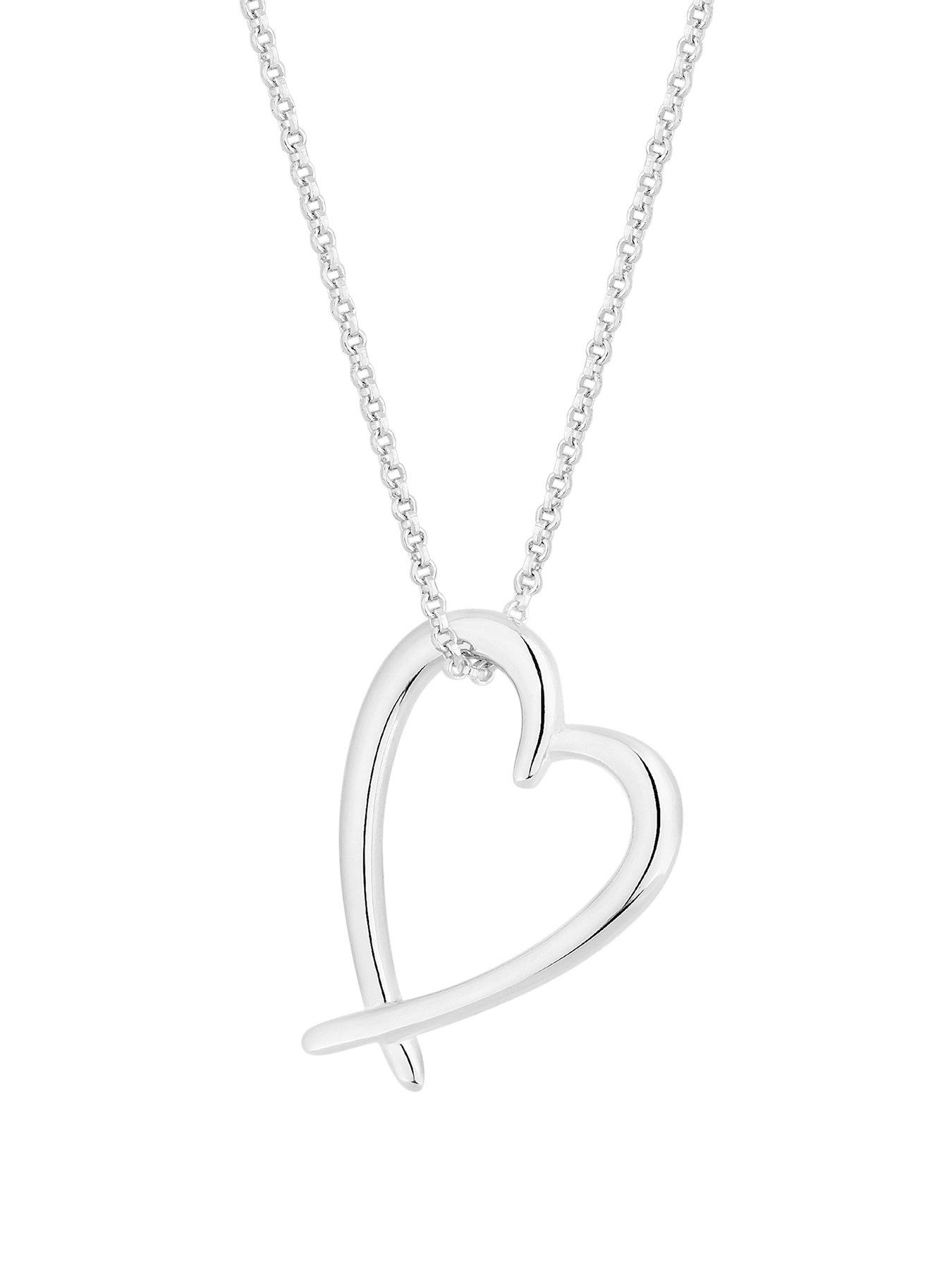 Simply silver cheap sterling necklace