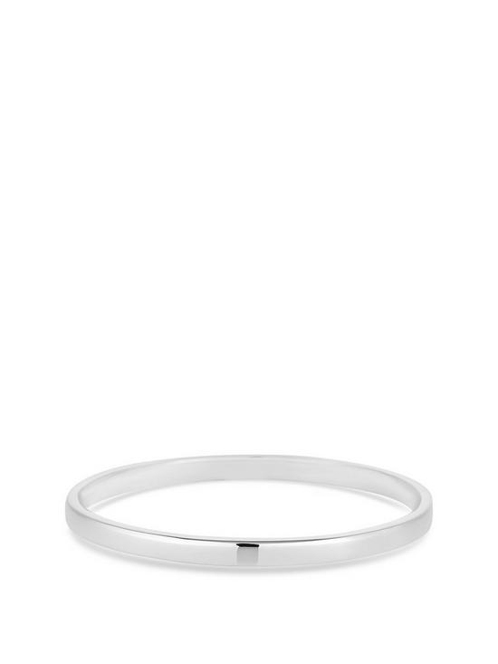 front image of simply-silver-sterling-silver-bangle