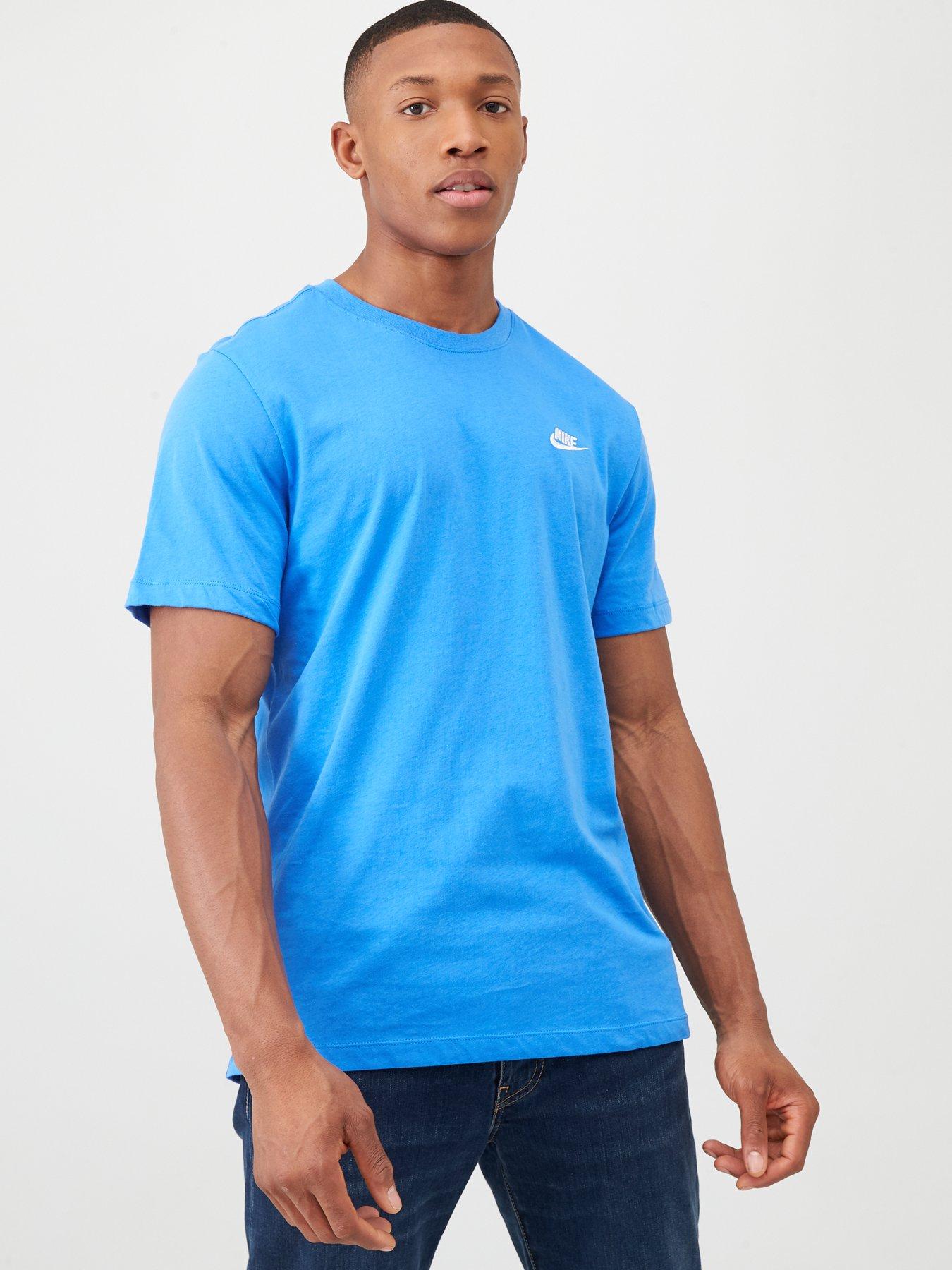 nike club t shirt blue