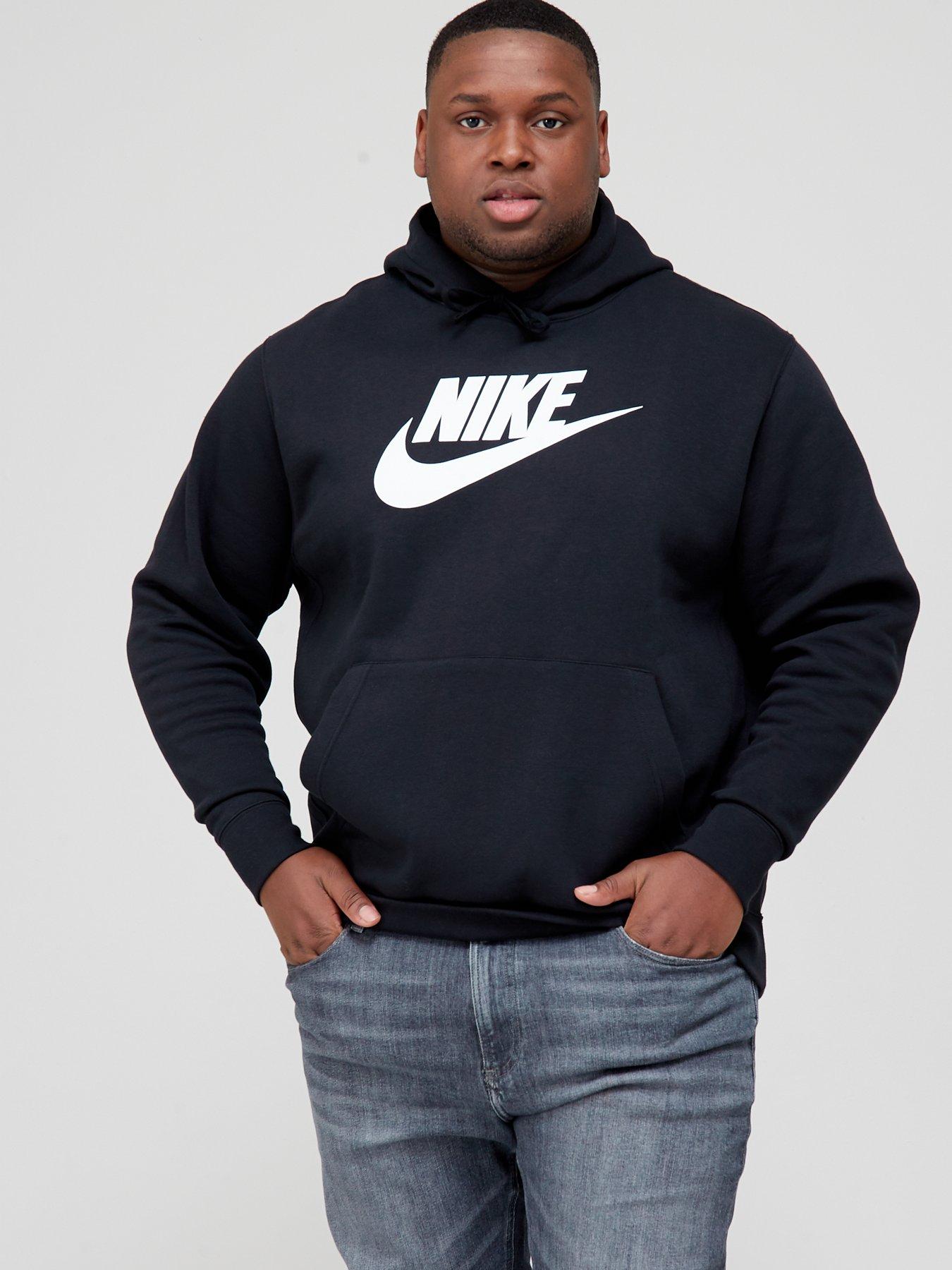 nike plus size mens clothing