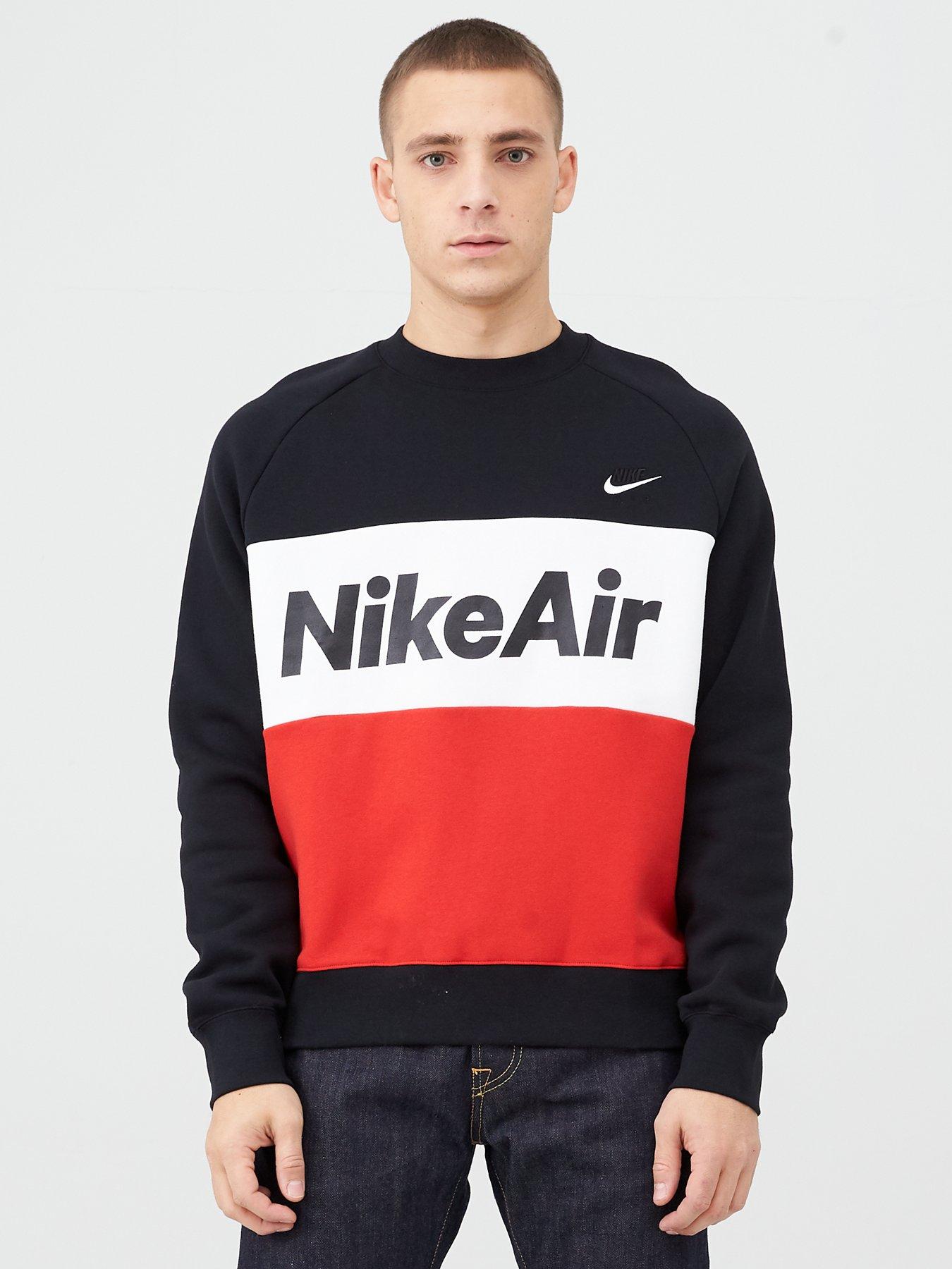 nike air crew sweatshirt red