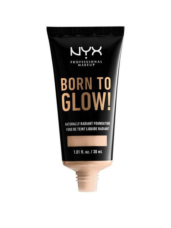 stillFront image of nyx-professional-makeup-born-to-glow-naturally-radiant-foundation
