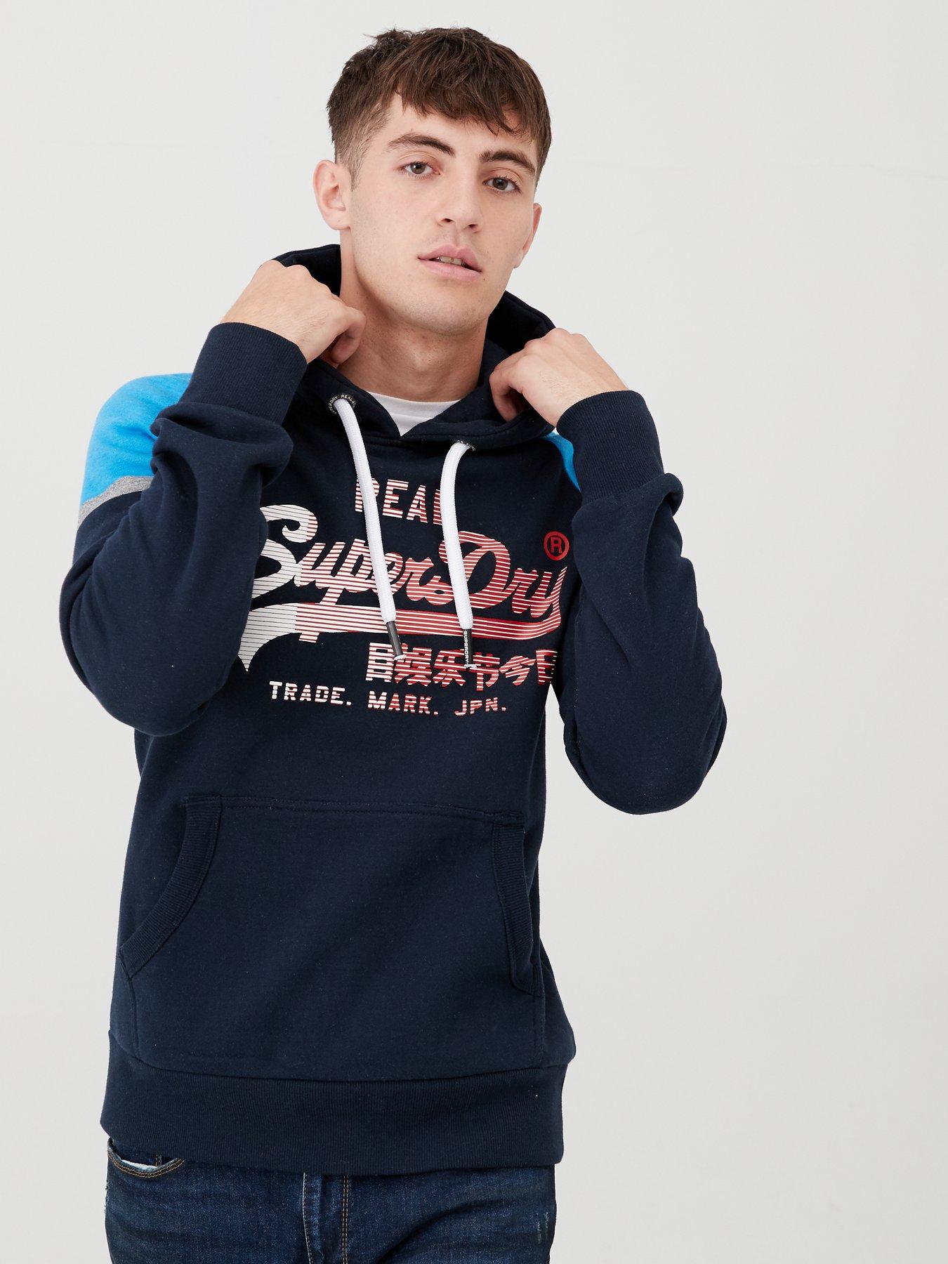 superdry eclipse navy hoodie