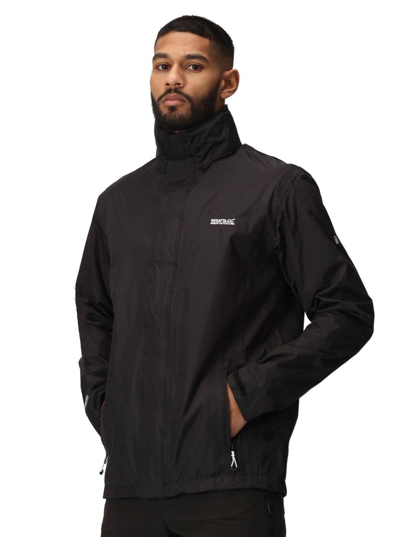 Regatta mens matt hot sale waterproof jacket