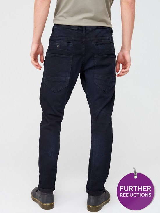 stillFront image of g-star-raw-d-staq-3d-rink-super-stretch-slim-fit-jeans-dark-aged