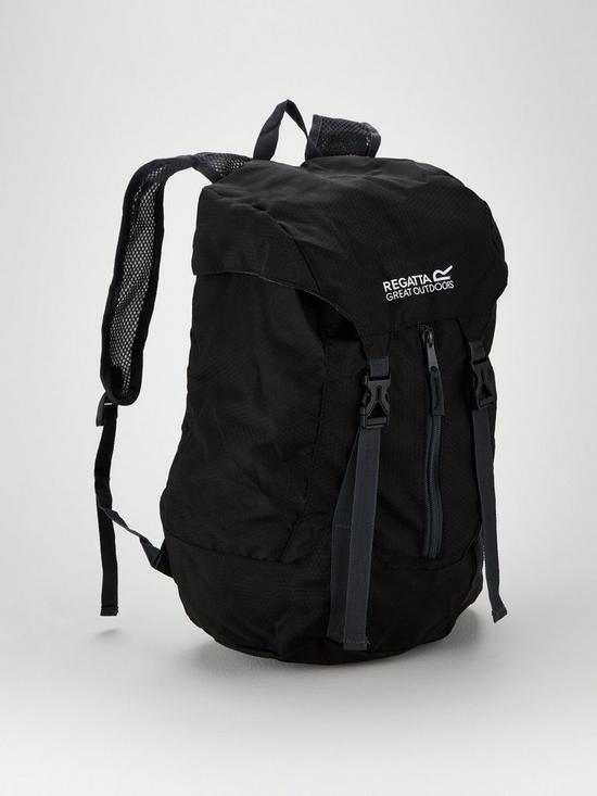 back image of regatta-easypack-packaway-25l-backpack-black