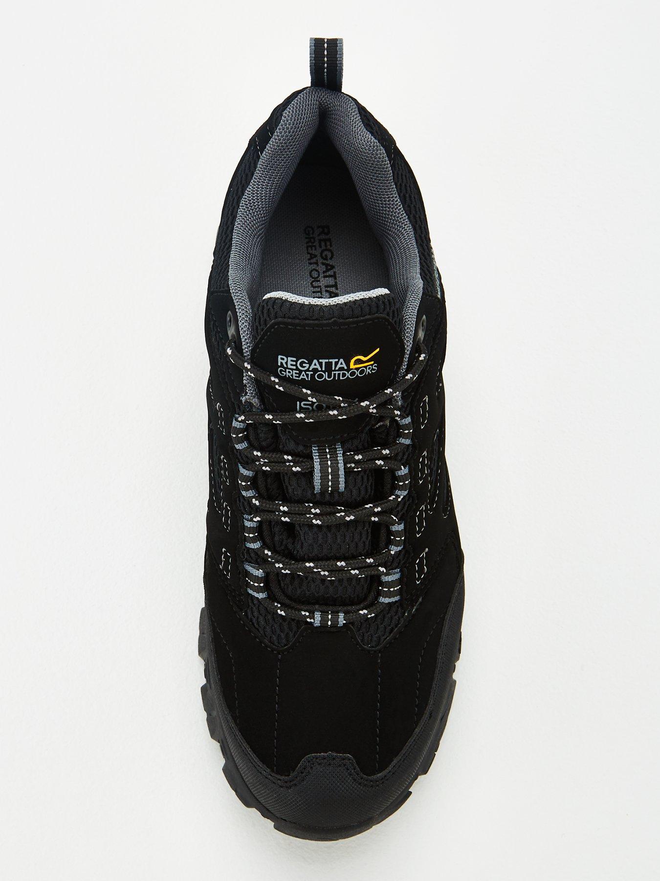  image of regatta-mens-holcombe-iep-low-walking-shoes-black