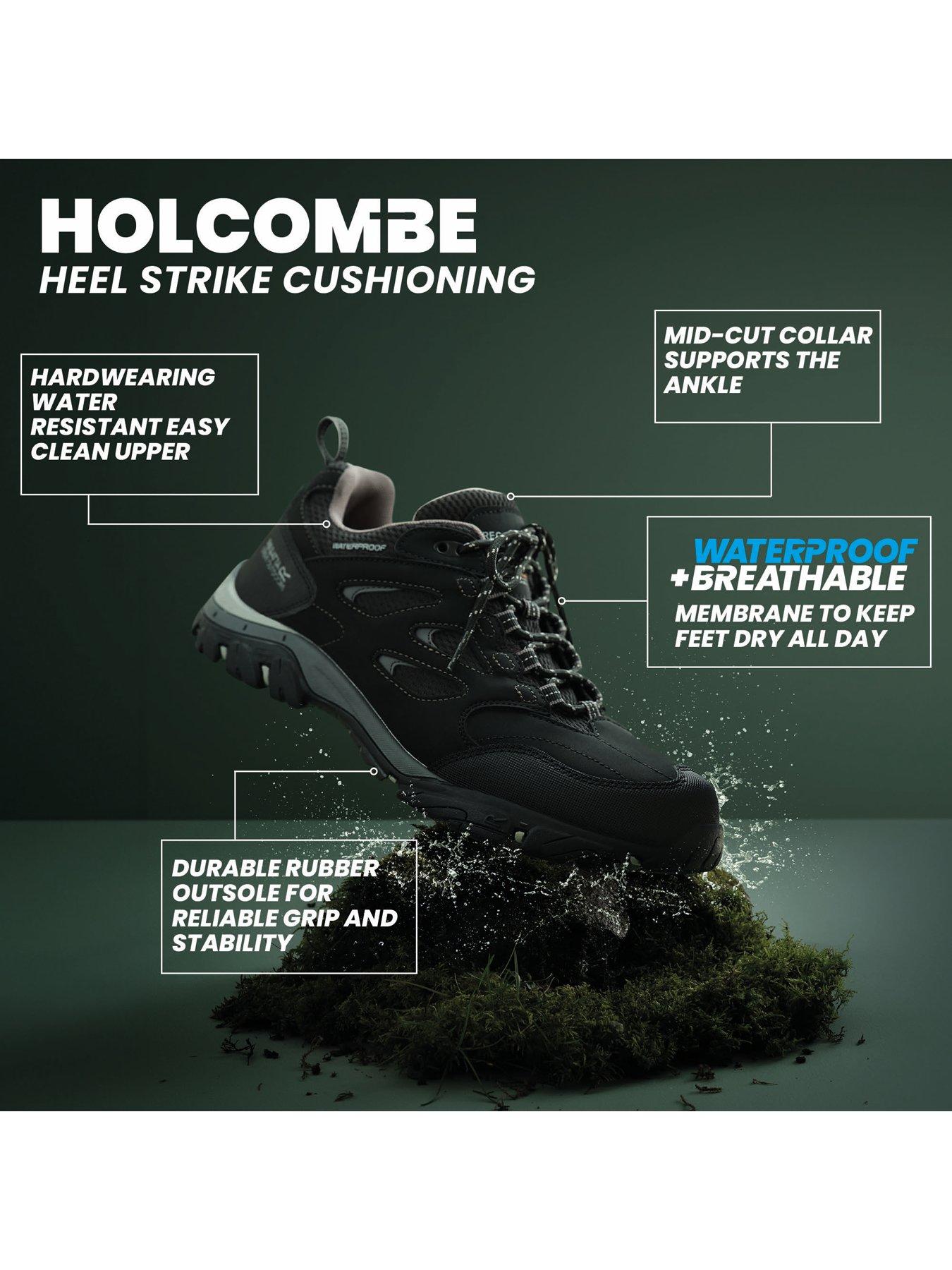  image of regatta-mens-holcombe-iep-low-walking-shoes-black