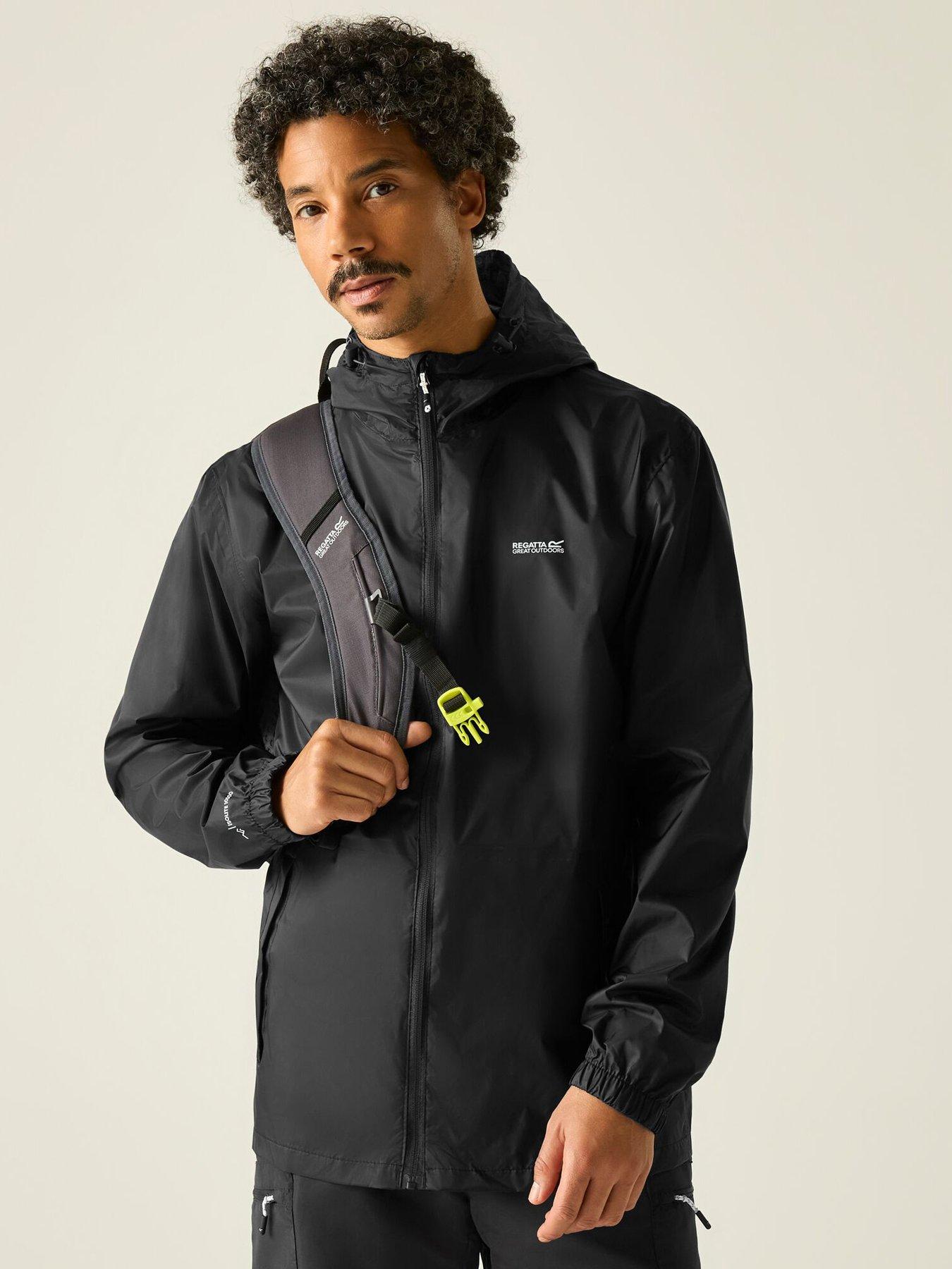 Image 1 of 6 of Regatta Pack Away Jacket - Black