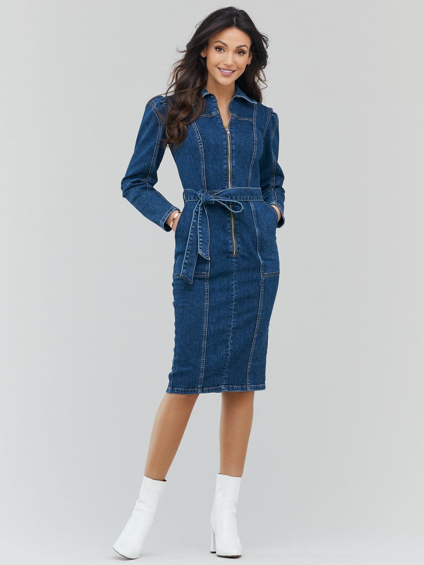 littlewoods denim dress