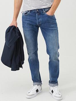 Replay Replay Jondrill Skinny Fit Vintage Wash Jeans - Mid Blue Picture