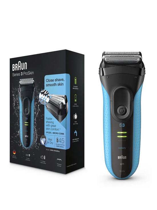 front image of braun-series-3-340s4-foil-wet-and-dry-shaver