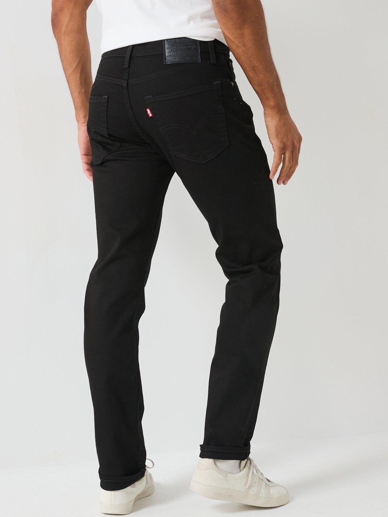 Image 2 of 4 of Levi's Mens 502 Tapered Stretch Jeans - Nightshine Black