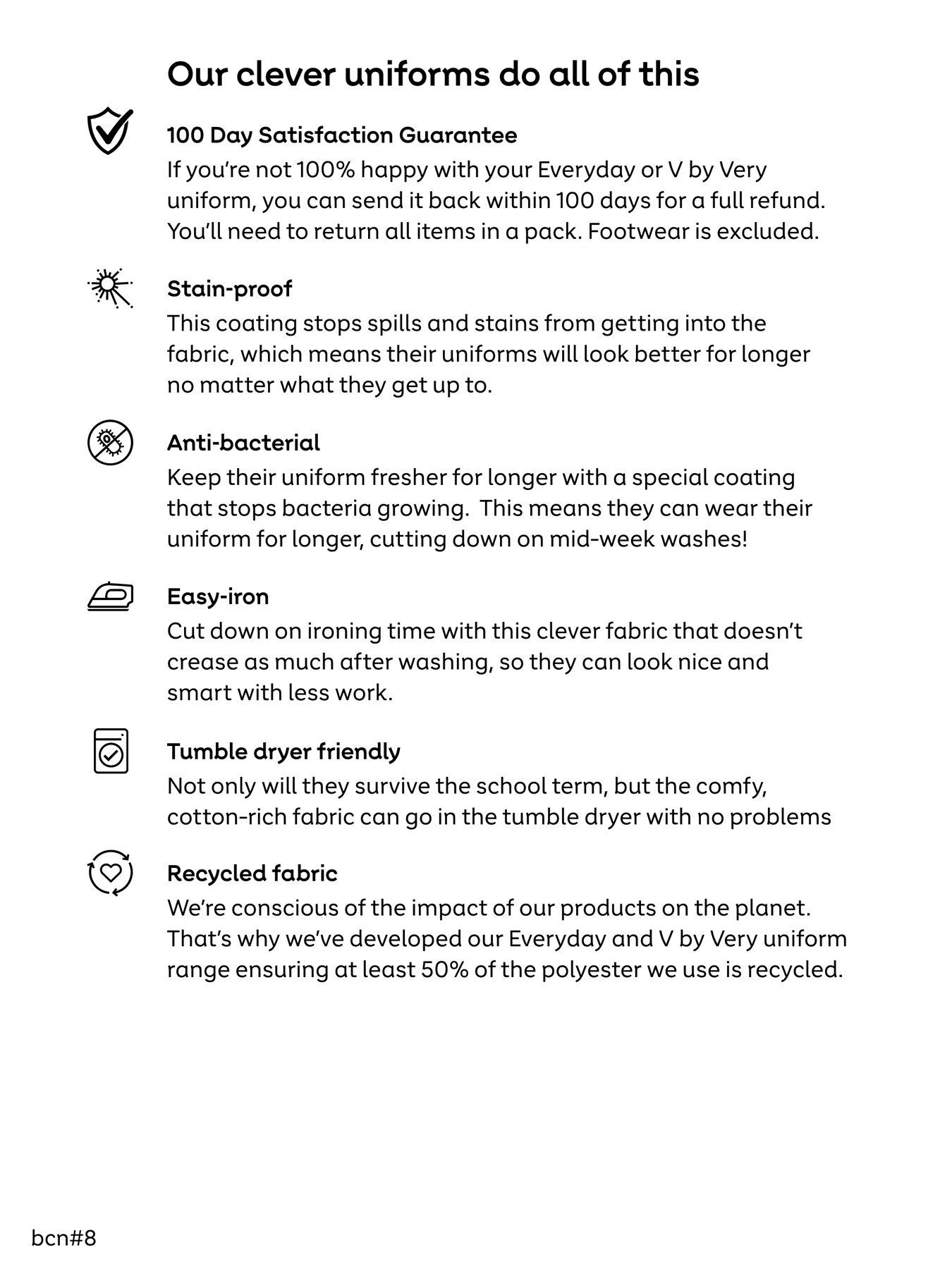 Image 6 of 7 of The Very Collection Girls 2 Pack Classic Pleated School Skirts Plus Size&nbsp;- Grey