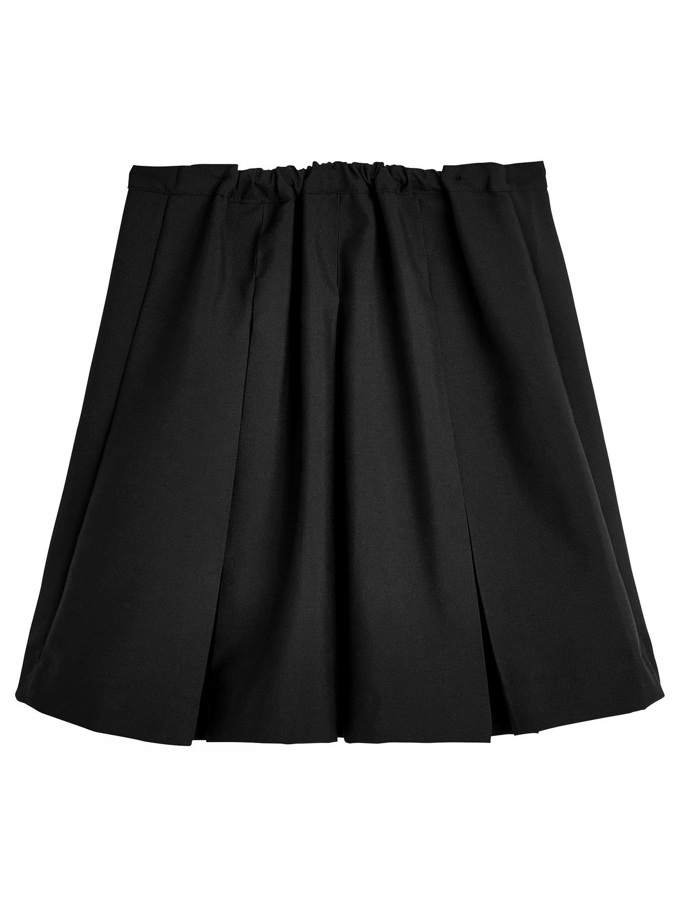Image 3 of 7 of The Very Collection Girls 2 Pack Classic Pleated School Skirts -&nbsp;Plus Size (Black)