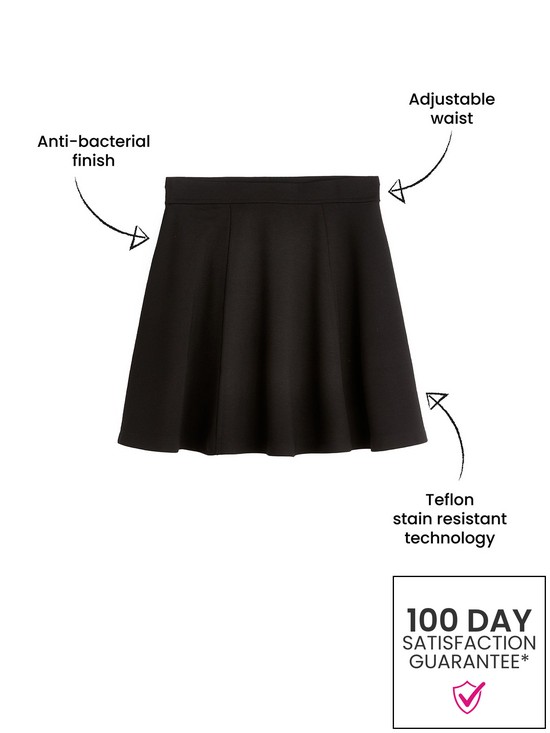 back image of v-by-very-girls-2-pack-classic-pleated-school-skirts-plus-sizenbsp--black