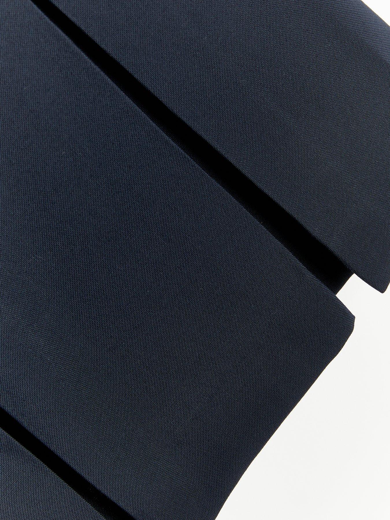  image of the-very-collection-girls-2-pack-classic-pleated-school-skirts-plus-sizenbsp--navy