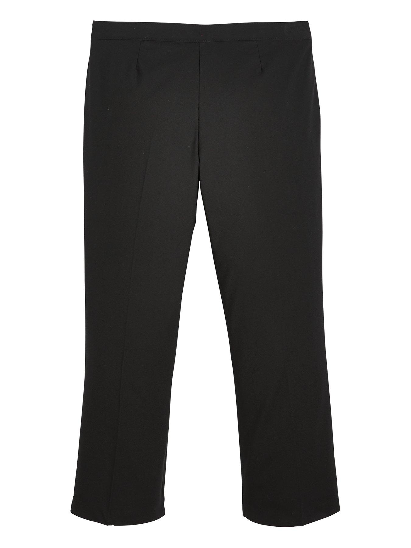 Image 3 of 7 of V by Very Girls 2 Pack Woven School Trouser Plus Size&nbsp;- Black