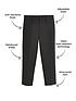  image of v-by-very-boys-regular-legnbspschool-trousers-plus-sizenbsp--black