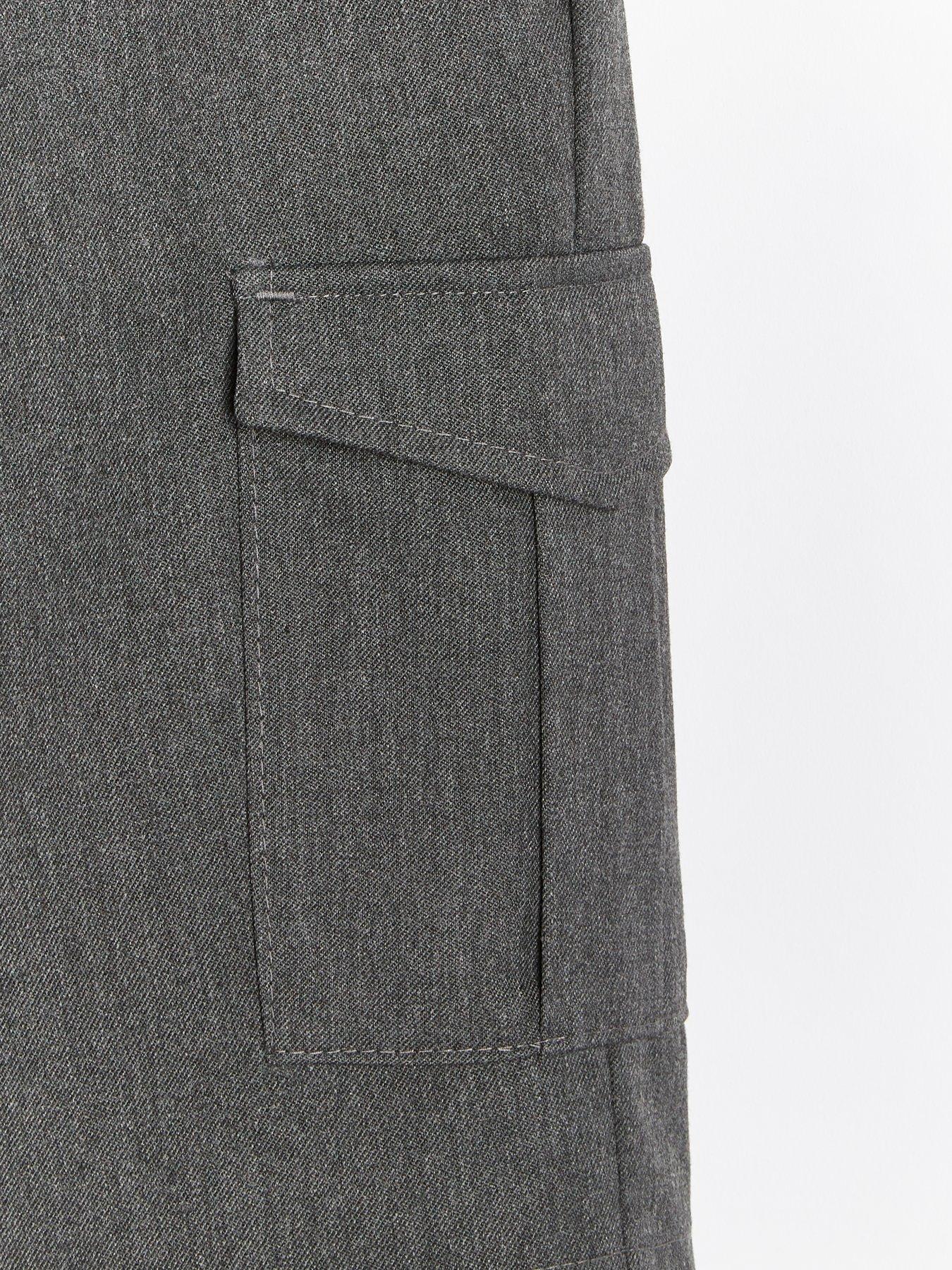 Image 5 of 6 of The Very Collection Boys 2 Pack Combat School Shorts - Grey