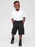  image of v-by-very-boys-2-pack-combat-school-shorts-black
