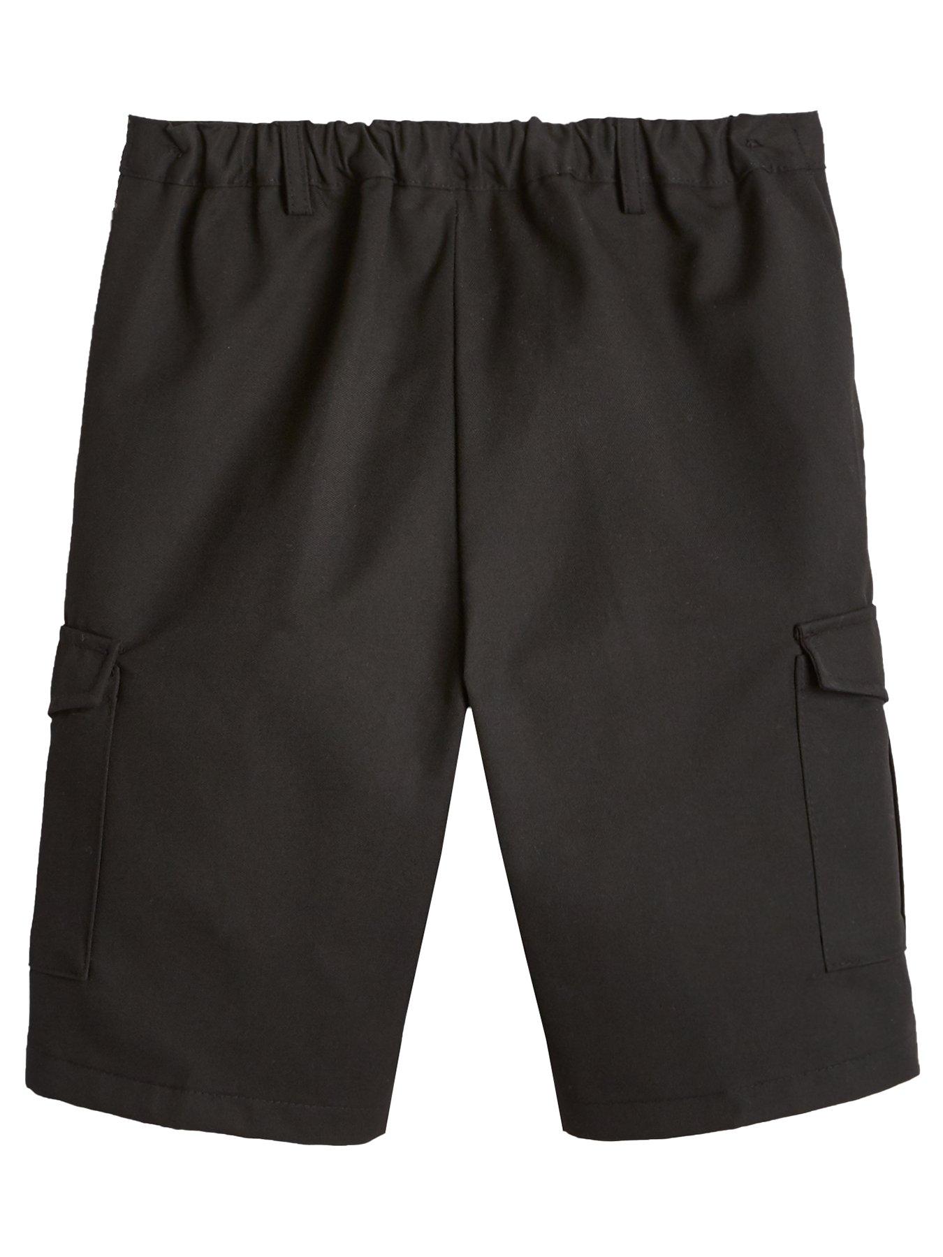 Image 3 of 6 of The Very Collection Boys 2 Pack Combat School Shorts - Black