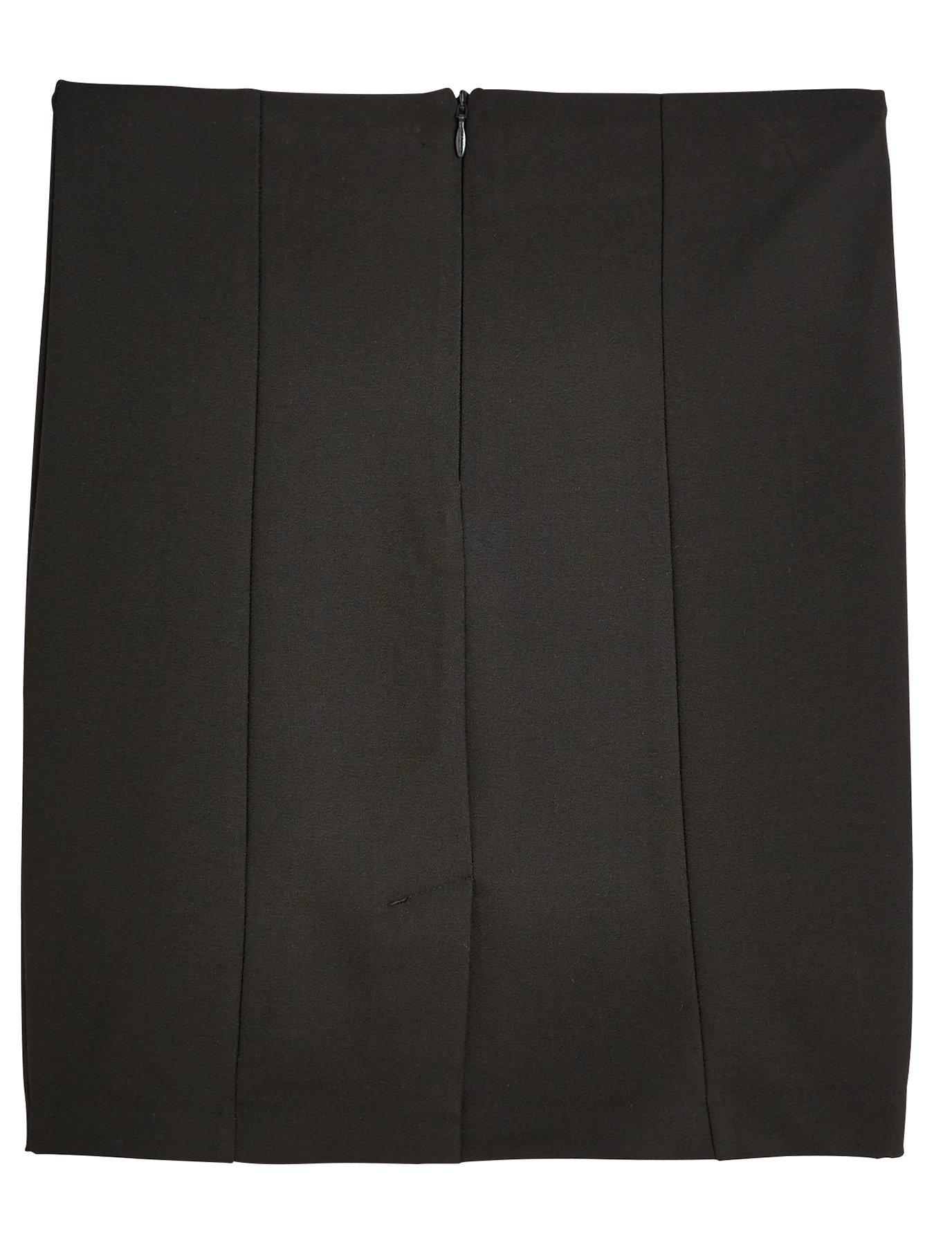 Image 3 of 6 of V by Very Girls 2 Pack Woven Pencil School Skirt - Black