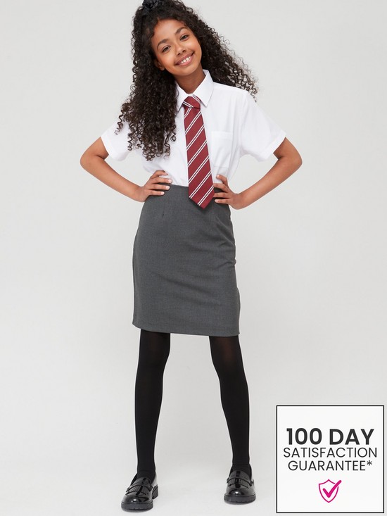 front image of v-by-very-girls-2-packnbspwoven-school-pencil-skirt-grey